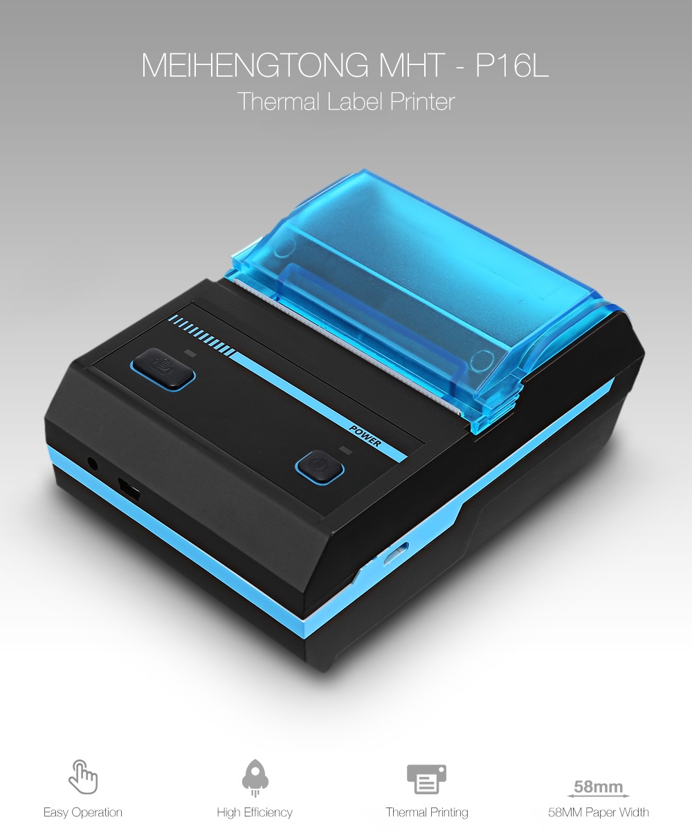 Intelligent Bluetooth Sticker QR Code Printing Machine- Black Chinese Plug Intelligent Bluetooth Sticker QR Code Printing Machine- Black Chinese Plug