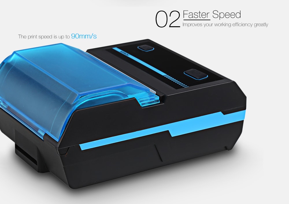 Intelligent Bluetooth Sticker QR Code Printing Machine- Black Chinese Plug Intelligent Bluetooth Sticker QR Code Printing Machine- Black Chinese Plug