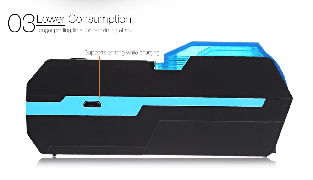 Intelligent Bluetooth Sticker QR Code Printing Machine- Black Chinese Plug Intelligent Bluetooth Sticker QR Code Printing Machine- Black Chinese Plug
