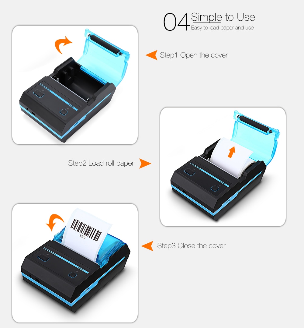 Intelligent Bluetooth Sticker QR Code Printing Machine- Black Chinese Plug Intelligent Bluetooth Sticker QR Code Printing Machine- Black Chinese Plug