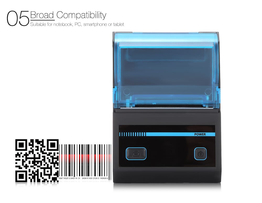 Intelligent Bluetooth Sticker QR Code Printing Machine- Black Chinese Plug Intelligent Bluetooth Sticker QR Code Printing Machine- Black Chinese Plug