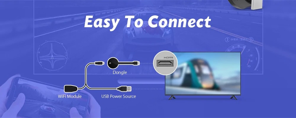 1080P Wireless Wifi Display Dongle Receiver HDMI Miracast DLNA AirPlay Adapter- Black 1080P Wireless Wifi Display Dongle Receiver HDMI Miracast DLNA AirPlay Adapter- Black