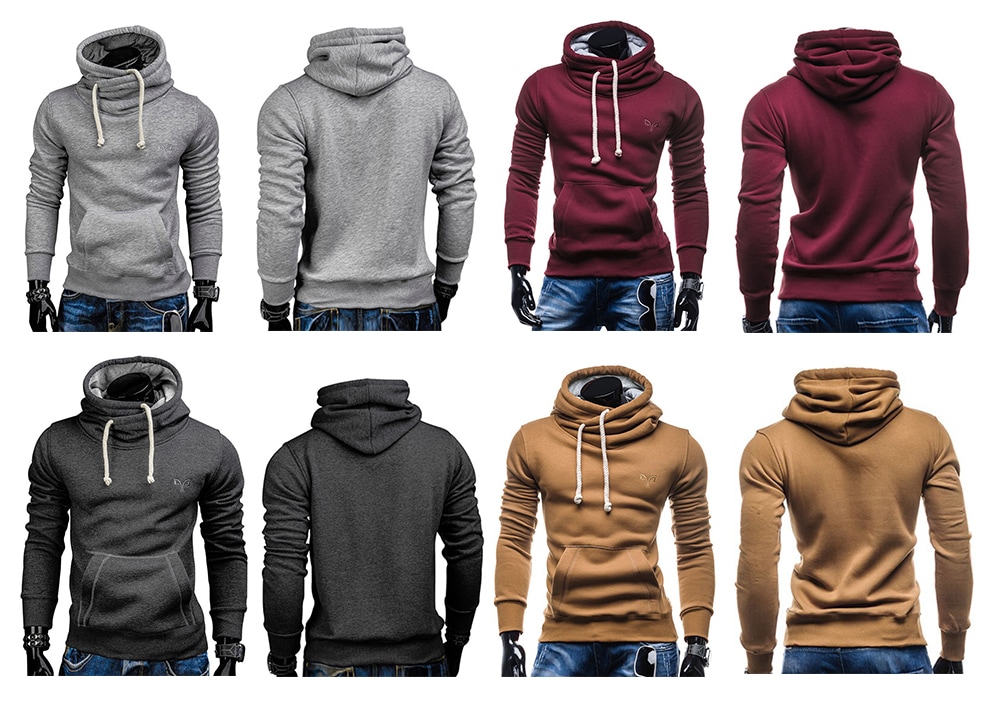 Whole Colored Drawstring Casual Hoodie- Camel brown XS Whole Colored Drawstring Casual Hoodie- Camel brown XS