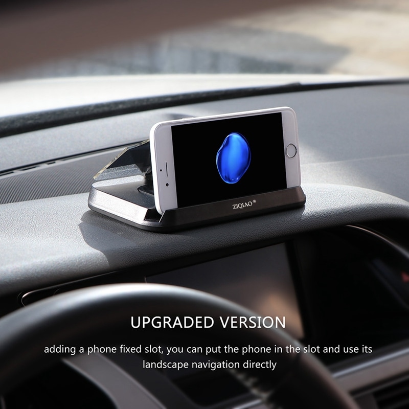 ZIQIAO Universal Car HUD Head Up Display Projector Smart Phone GPS Navigation Holder- Black ZIQIAO Universal Car HUD Head Up Display Projector Smart Phone GPS Navigation Holder- Black