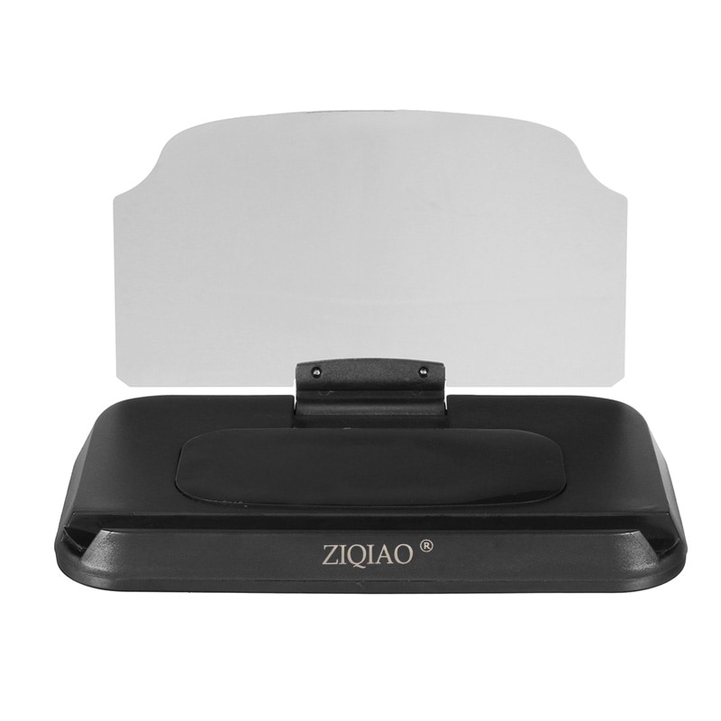 ZIQIAO Universal Car HUD Head Up Display Projector Smart Phone GPS Navigation Holder- Black ZIQIAO Universal Car HUD Head Up Display Projector Smart Phone GPS Navigation Holder- Black