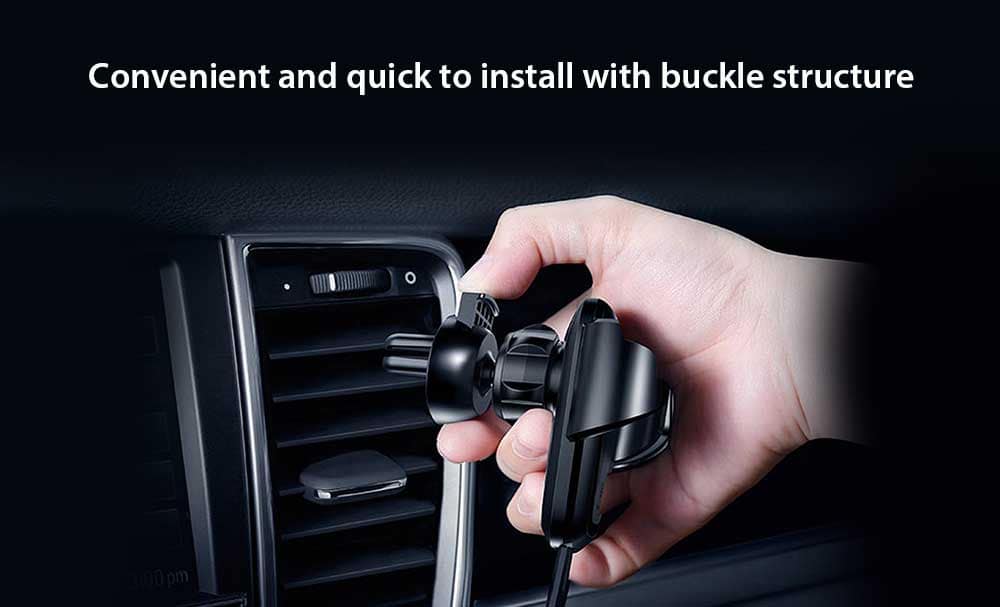 Car Gravity Navigation Bracket Phone Holder- Black Regular Car Gravity Navigation Bracket Phone Holder- Black Regular