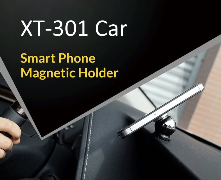 XT-301 360 Degrees Rotation Car Magnetic Holder Mount Bracket for Cellphone GPS- Colormix XT-301 360 Degrees Rotation Car Magnetic Holder Mount Bracket for Cellphone GPS- Colormix