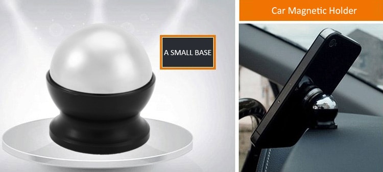 XT-301 360 Degrees Rotation Car Magnetic Holder Mount Bracket for Cellphone GPS- Colormix XT-301 360 Degrees Rotation Car Magnetic Holder Mount Bracket for Cellphone GPS- Colormix
