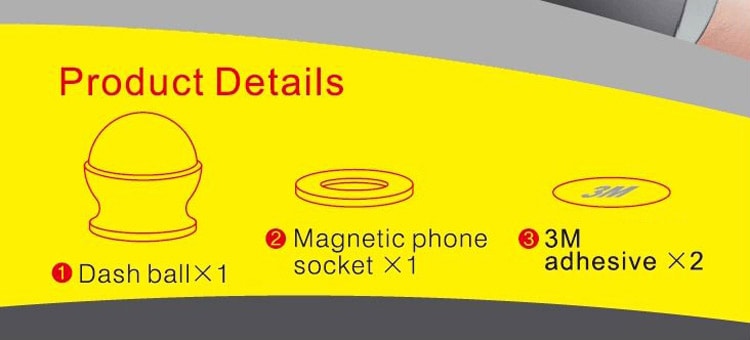 XT-301 360 Degrees Rotation Car Magnetic Holder Mount Bracket for Cellphone GPS- Colormix XT-301 360 Degrees Rotation Car Magnetic Holder Mount Bracket for Cellphone GPS- Colormix