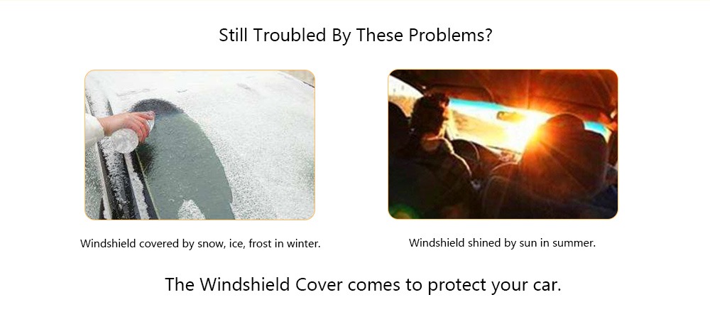 Smart Windshield Cover Anti Shade Frost Ice Snow UV Protector for Vehicles Car- Warm White Smart Windshield Cover Anti Shade Frost Ice Snow UV Protector for Vehicles Car- Warm White