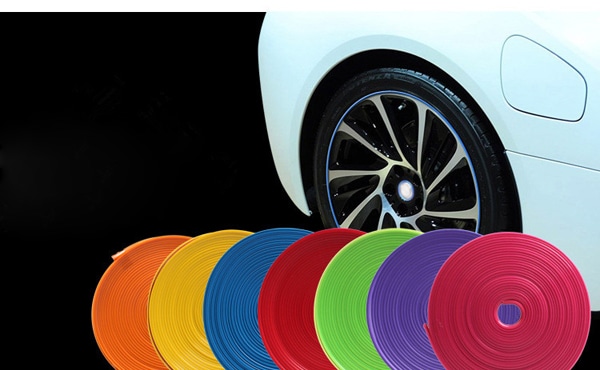 2m Car Decoration Moulding Trim Strip Easy Installation- Orange 2m Car Decoration Moulding Trim Strip Easy Installation- Orange