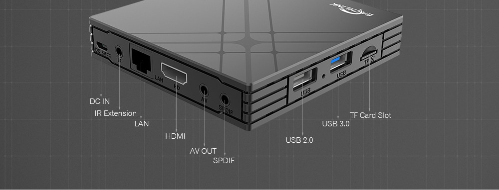 EACHLINK H6MINI TV Box Allwinner H6 4GB RAM + 32GB ROM 2.4G WiFi 100Mbps USB3.0 BT4.1 Support 6K H.265- Black 4GB RAM+32GB ROM EU Plug EACHLINK H6MINI TV Box Allwinner H6 4GB RAM + 32GB ROM 2.4G WiFi 100Mbps USB3.0 BT4.1 Support 6K H.265- Black 4GB RAM+32GB ROM EU Plug