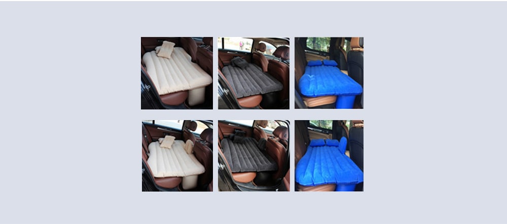 Separated Flocking Vehicle-mounted Air Mattress for Car Decoration- Cornsilk No Baffle Separated Flocking Vehicle-mounted Air Mattress for Car Decoration- Cornsilk No Baffle