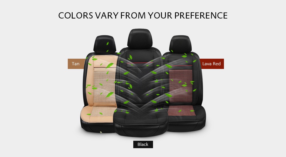 Massage Cooling Car Seat Cushion for Summer - Black Massage Cooling Car Seat Cushion for Summer - Black