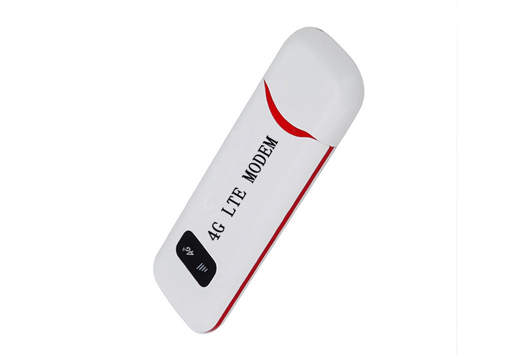 4G Portable Hotspot WiFi Router USB Modem 100Mbps LTE FDD With SIM Card- White 4G Portable Hotspot WiFi Router USB Modem 100Mbps LTE FDD With SIM Card- White