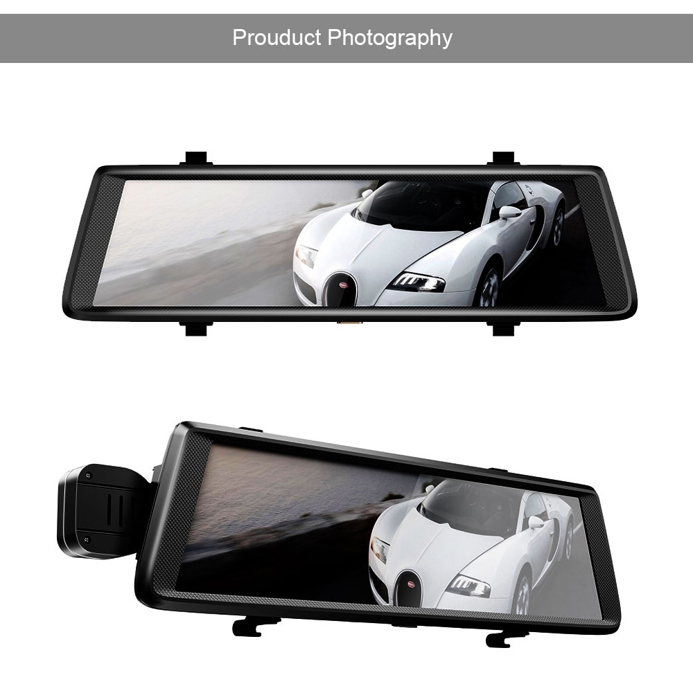 Junsun A900 Car DVR Camera Mirror 3G 10 inch Full Touch Android 5.0 Quad Core GPS WiFi Dual Lens- Black Junsun A900 Car DVR Camera Mirror 3G 10 inch Full Touch Android 5.0 Quad Core GPS WiFi Dual Lens- Black