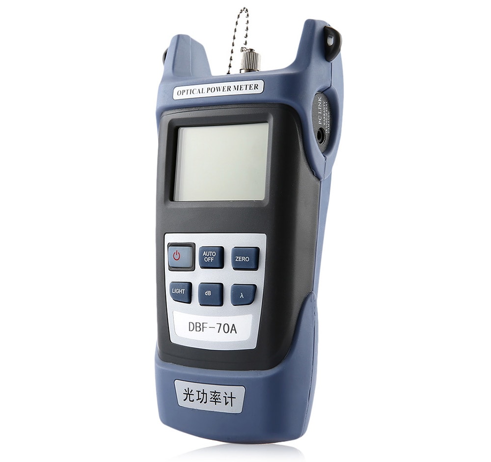 Network Power Meter Multi-fiber Optical Power Meter with LCD Display- Blue+Gray Network Power Meter Multi-fiber Optical Power Meter with LCD Display- Blue+Gray