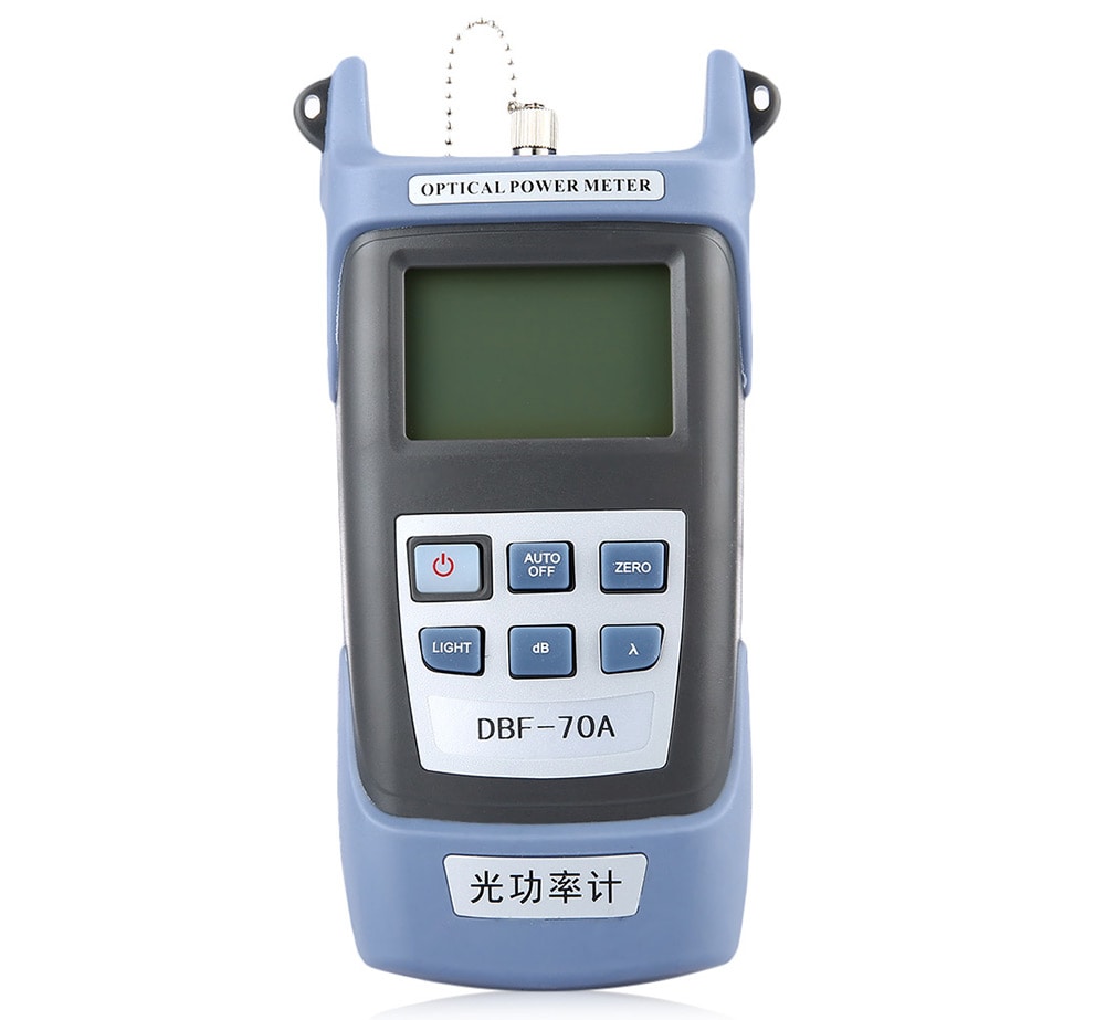 Network Power Meter Multi-fiber Optical Power Meter with LCD Display- Blue+Gray Network Power Meter Multi-fiber Optical Power Meter with LCD Display- Blue+Gray