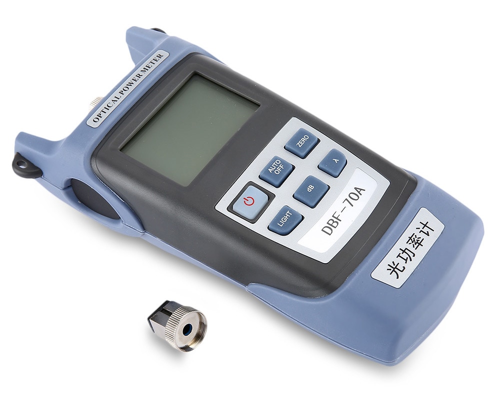 Network Power Meter Multi-fiber Optical Power Meter with LCD Display- Blue+Gray Network Power Meter Multi-fiber Optical Power Meter with LCD Display- Blue+Gray
