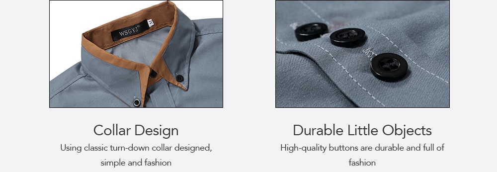 Stylish Stand Collar Long Sleeve Shirt- Black L Stylish Stand Collar Long Sleeve Shirt- Black L