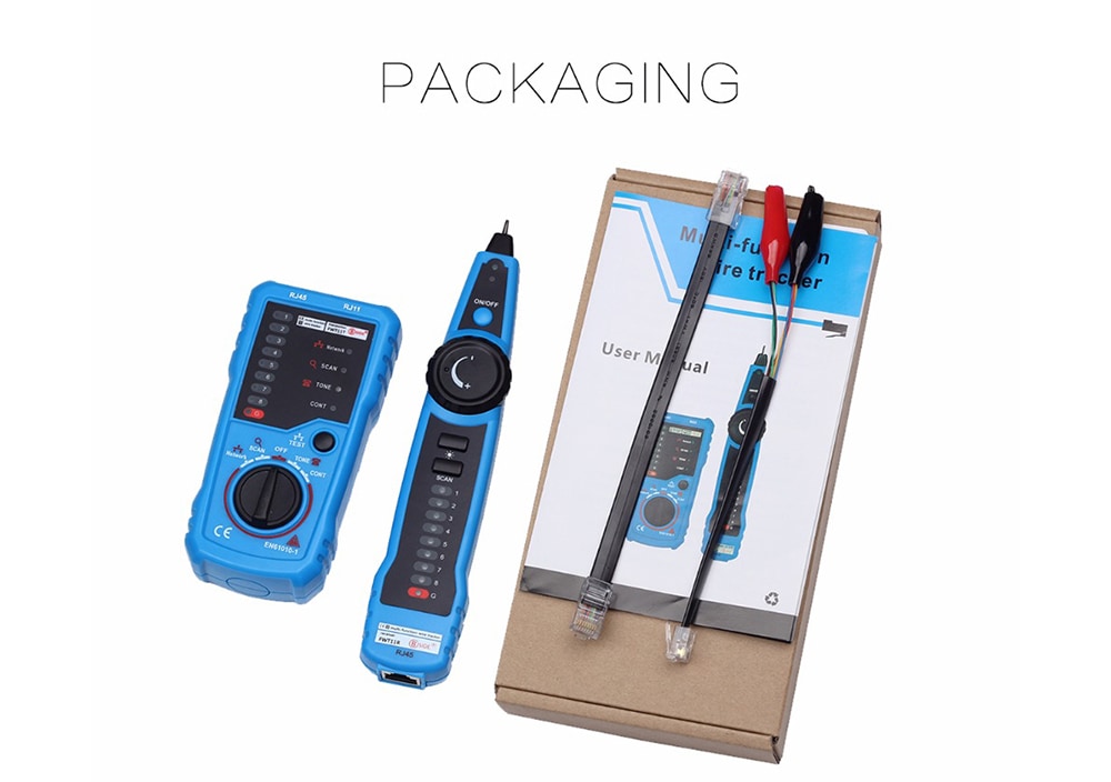 BSIDE FWT11 Network Cable Telephone Detection Wire Checker Anti-interference Line Finder- Deep Sky Blue BSIDE FWT11 Network Cable Telephone Detection Wire Checker Anti-interference Line Finder- Deep Sky Blue