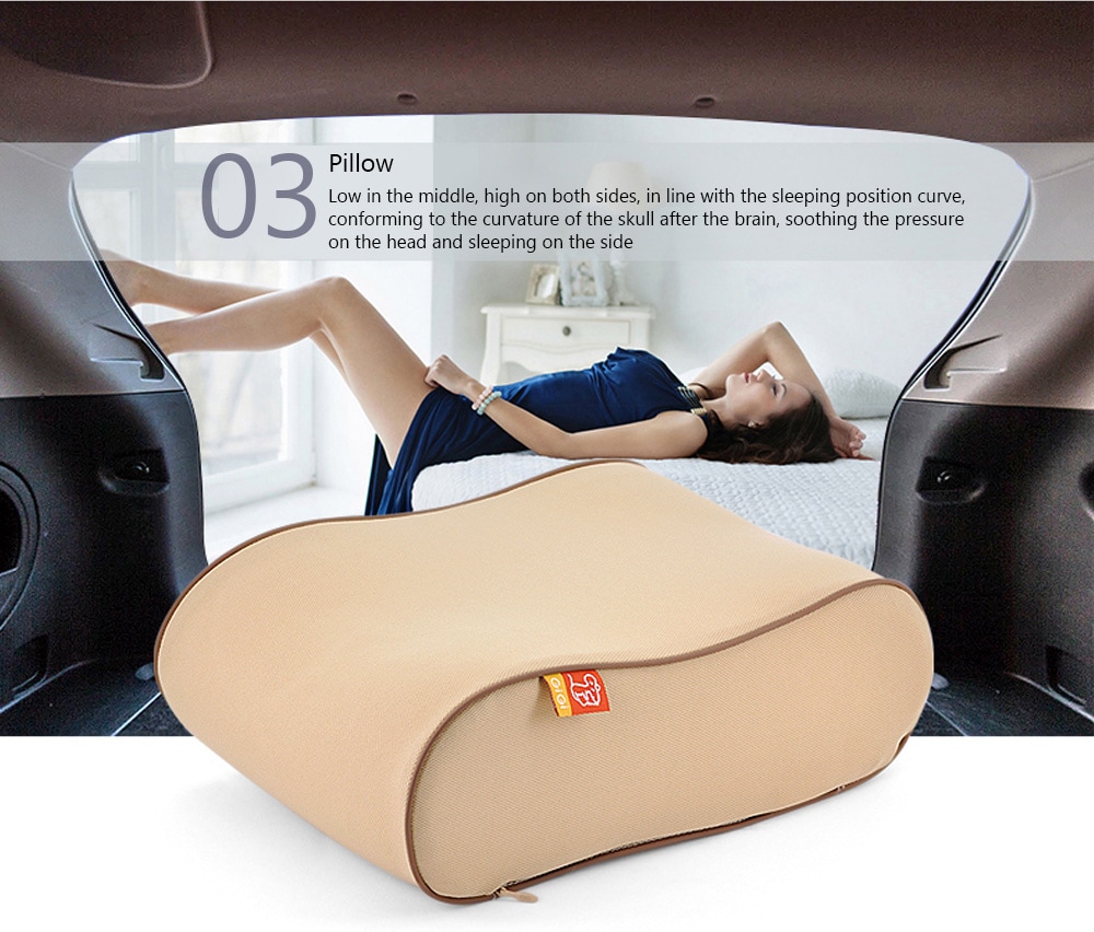 gigi G - 1589 Car Armrest Pillow Memory Armrest Box Pad Neck Cushion- Gray gigi G - 1589 Car Armrest Pillow Memory Armrest Box Pad Neck Cushion- Gray