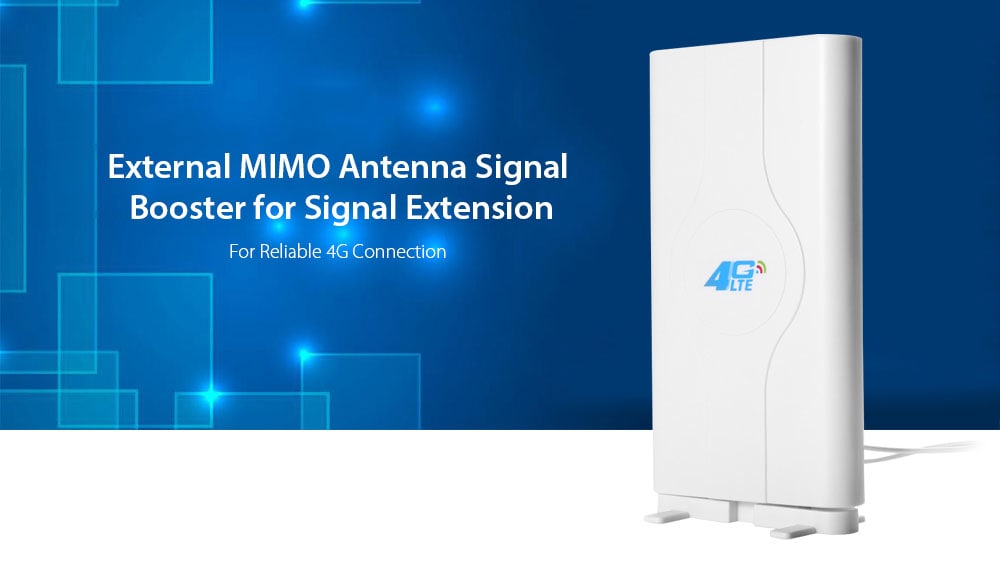 LF - ANT4G01 4G LTE TS9 Connector External MIMO Antenna Signal Booster for Signal Extension- White TS9 LF - ANT4G01 4G LTE TS9 Connector External MIMO Antenna Signal Booster for Signal Extension- White TS9