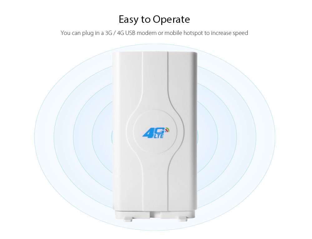 LF - ANT4G01 4G LTE TS9 Connector External MIMO Antenna Signal Booster for Signal Extension- White TS9 LF - ANT4G01 4G LTE TS9 Connector External MIMO Antenna Signal Booster for Signal Extension- White TS9