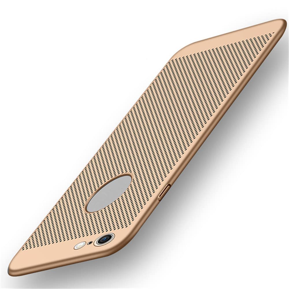 Ultra-thin Heat Dissipation Ventilation Mesh Grid Hard PC Cover Case for Iphone 8/7- Red Ultra-thin Heat Dissipation Ventilation Mesh Grid Hard PC Cover Case for Iphone 8/7- Red