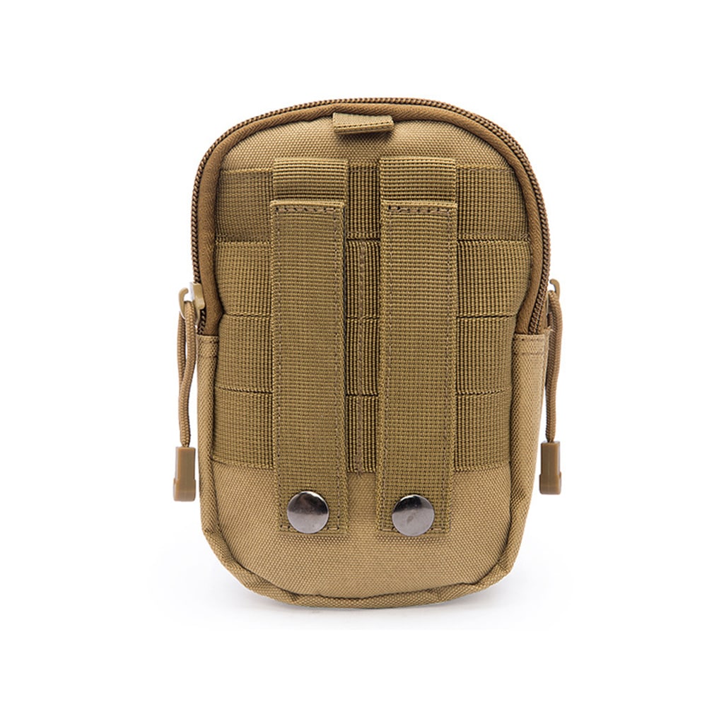 Waist Bag Molle Tactical Pack Bag Waterproof Travel Belt Clip Phone Pouch Case- Dark Khaki Waist Bag Molle Tactical Pack Bag Waterproof Travel Belt Clip Phone Pouch Case- Dark Khaki