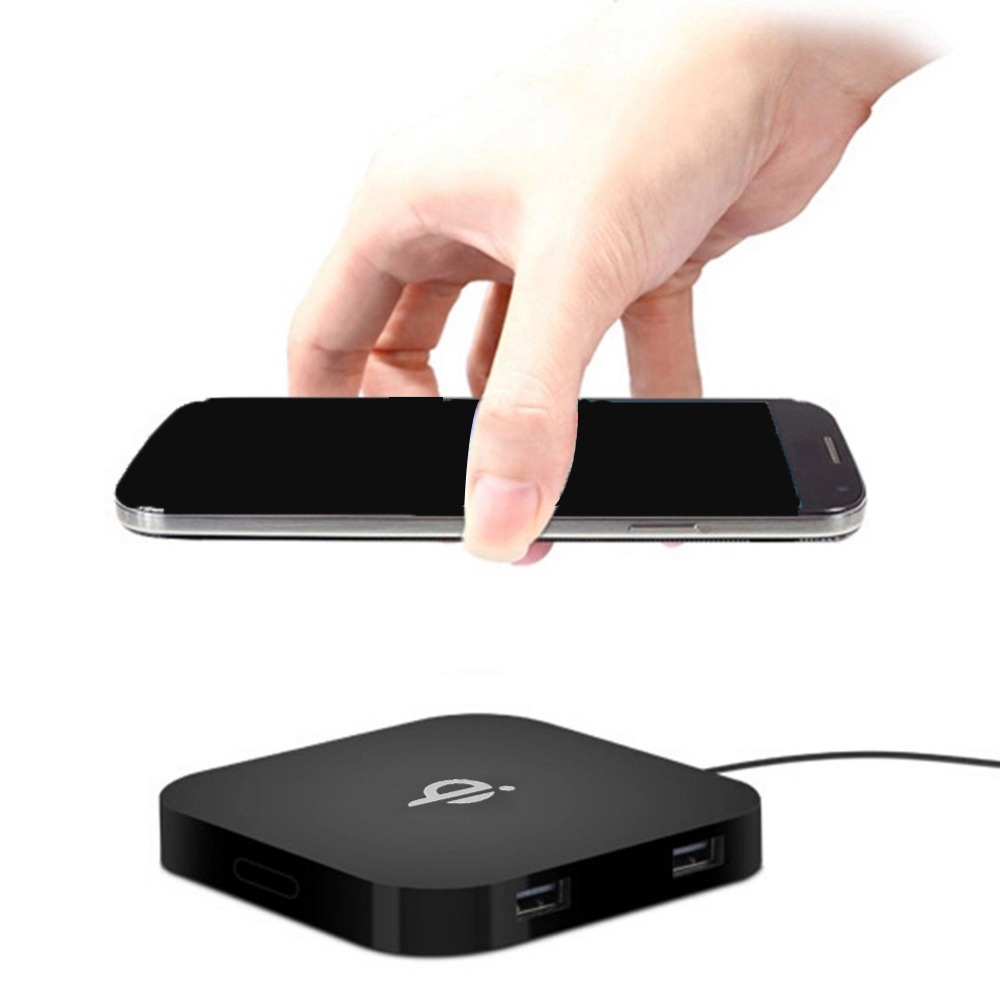 Slim Qi Wireless Phone Charging Pad for IPhone X- Jet Black Slim Qi Wireless Phone Charging Pad for IPhone X- Jet Black