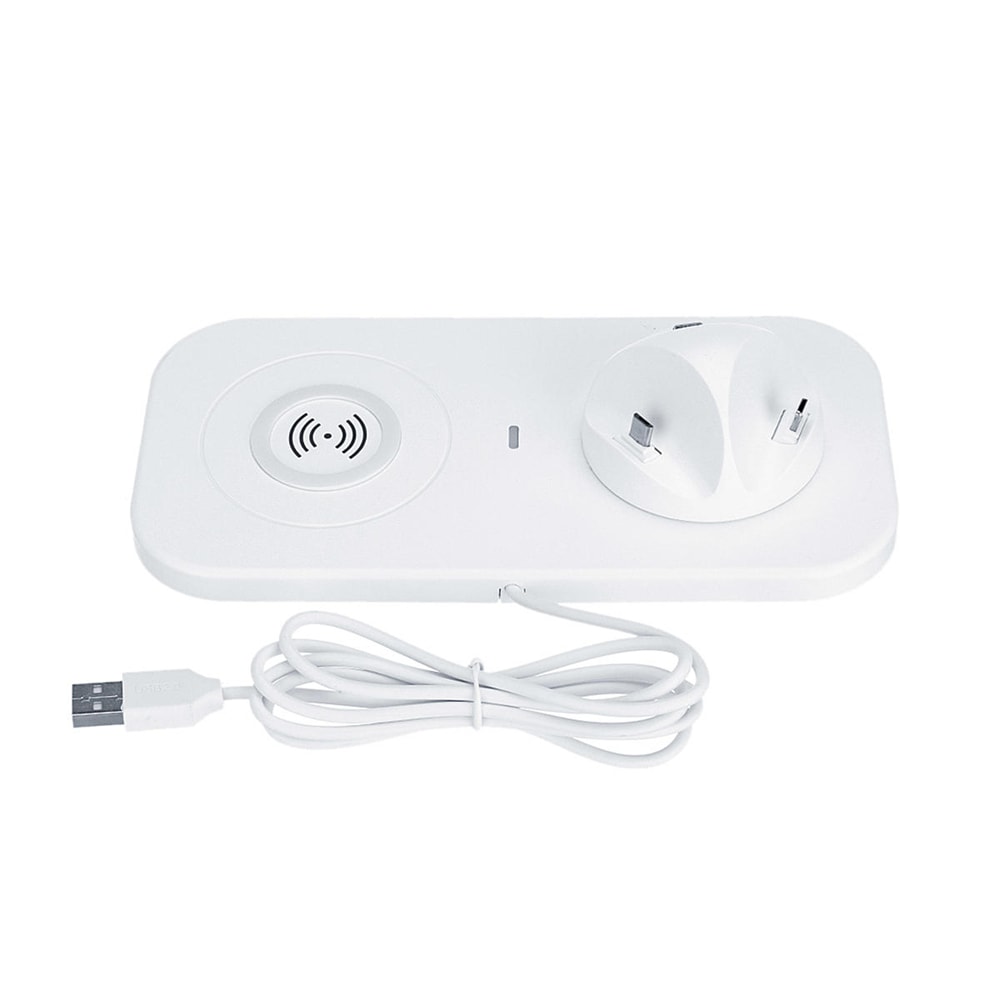 Wireless Charger Station Phone Charging Dock Pad Holder USB Type-C- White Wireless Charger Station Phone Charging Dock Pad Holder USB Type-C- White