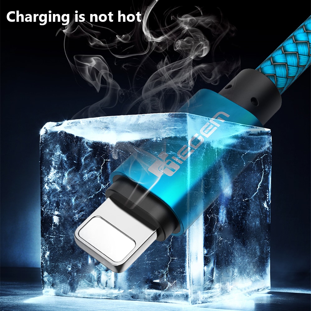 TIEGEM USB Cable for iPhone 6 6s 7 8 Plus X XS XR 2A Fast Charging Cables- Blue 25cm TIEGEM USB Cable for iPhone 6 6s 7 8 Plus X XS XR 2A Fast Charging Cables- Blue 25cm
