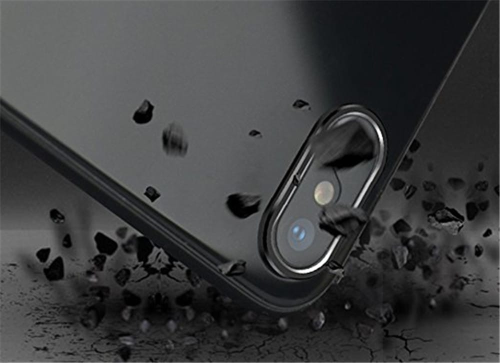 Sakula Camera Lens Protector Plating Aluminum for iPhone X Cameral Case Cover Ring- Red Sakula Camera Lens Protector Plating Aluminum for iPhone X Cameral Case Cover Ring- Red