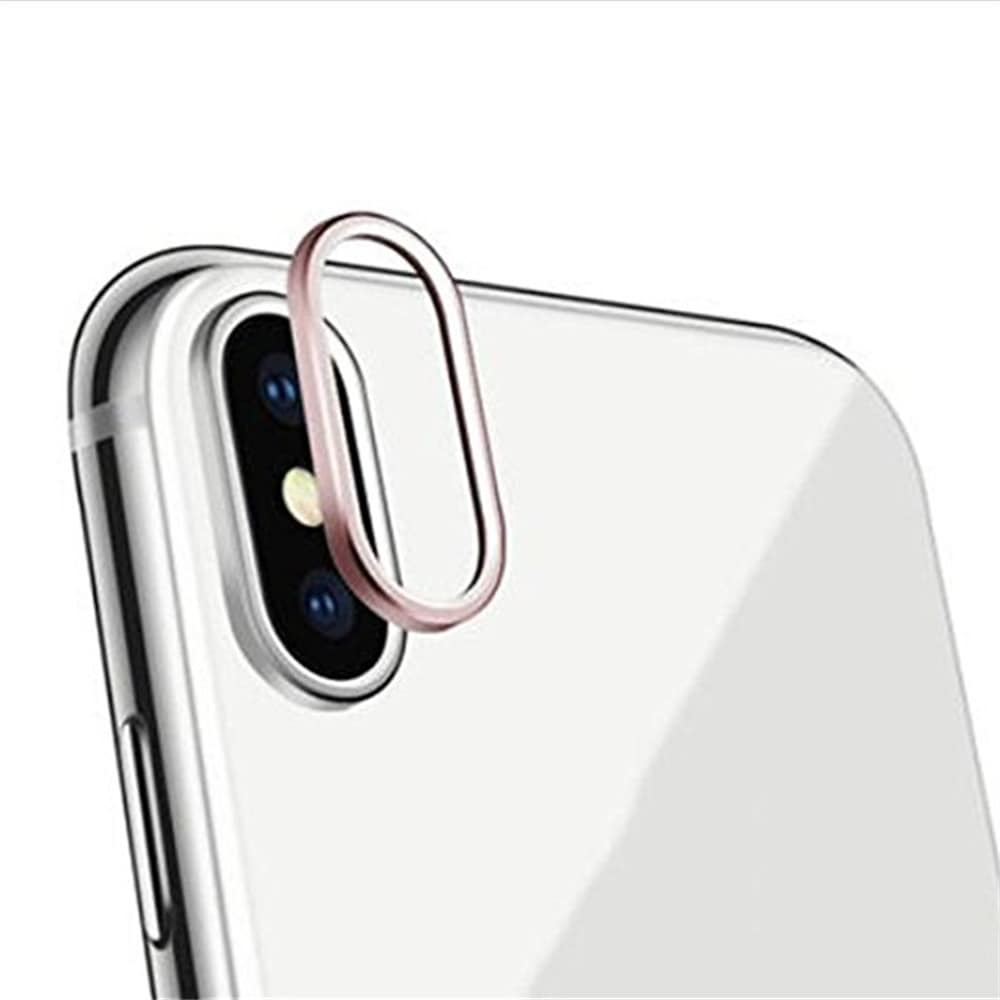 Sakula Camera Lens Protector Plating Aluminum for iPhone X Cameral Case Cover Ring- Red Sakula Camera Lens Protector Plating Aluminum for iPhone X Cameral Case Cover Ring- Red