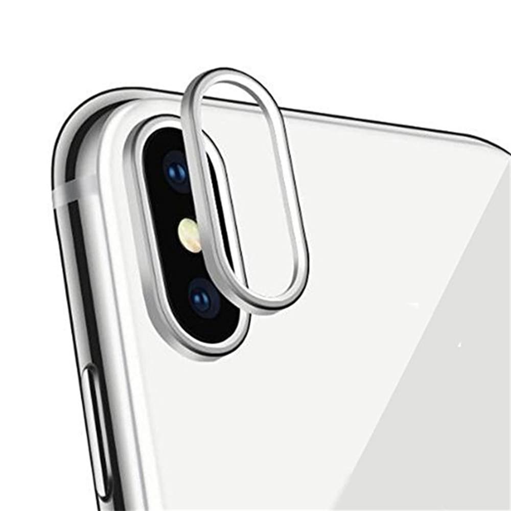 Sakula Camera Lens Protector Plating Aluminum for iPhone X Cameral Case Cover Ring- Red Sakula Camera Lens Protector Plating Aluminum for iPhone X Cameral Case Cover Ring- Red
