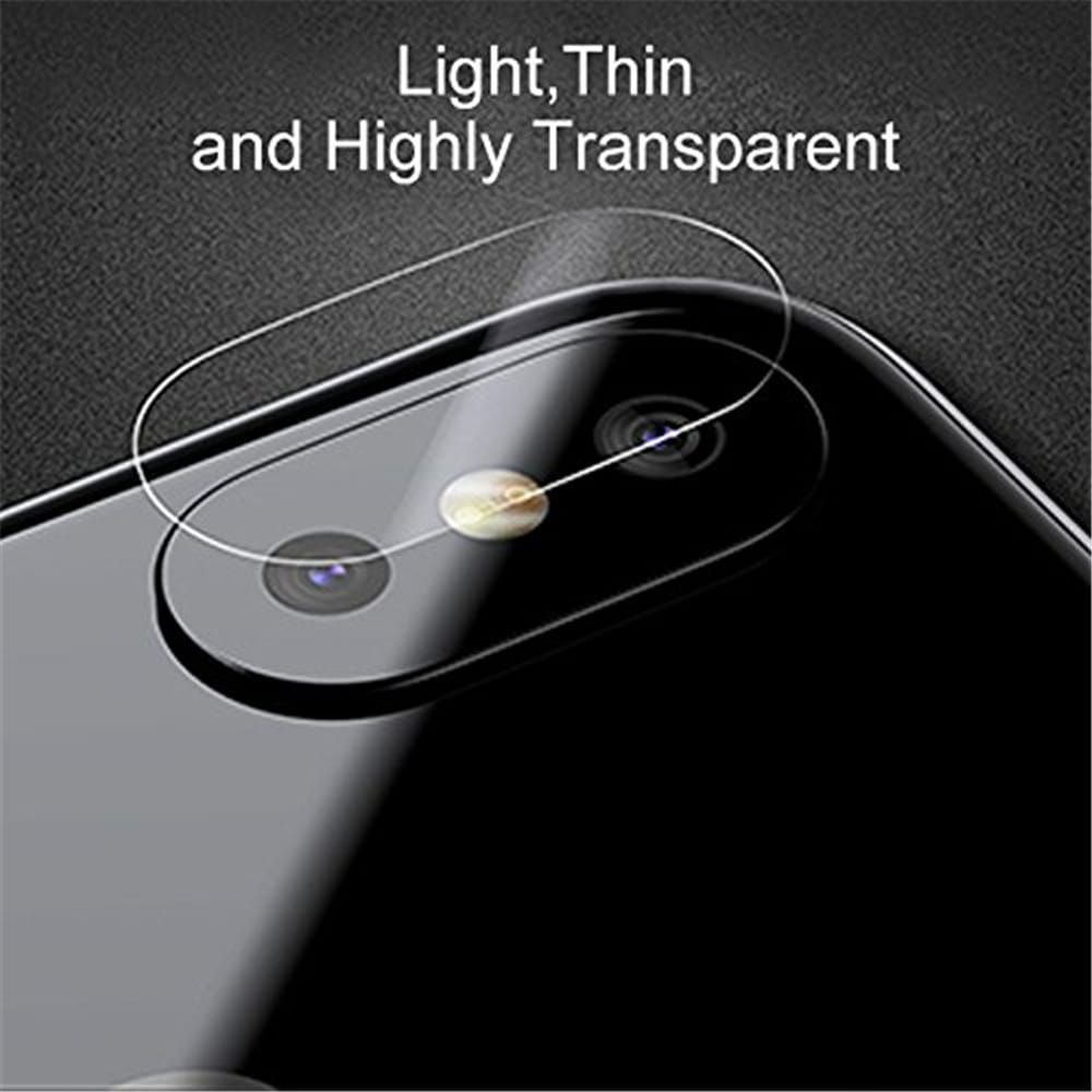 Tempered Glass Protector Full Cover Protection for iPhone 8 Plus / 7 Plus Back Rear Camera Lens Screen Clear Protective- Transparent Tempered Glass Protector Full Cover Protection for iPhone 8 Plus / 7 Plus Back Rear Camera Lens Screen Clear Protective- Transparent