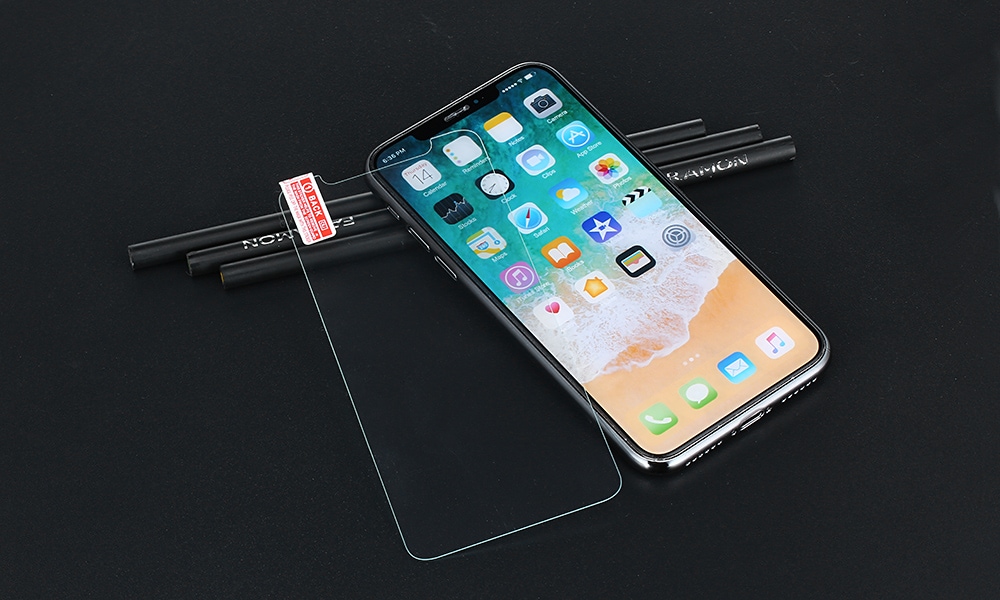 TOCHIC 9H Hardness Tempered Glass Screen Film for iPhone X- Transparent TOCHIC 9H Hardness Tempered Glass Screen Film for iPhone X- Transparent